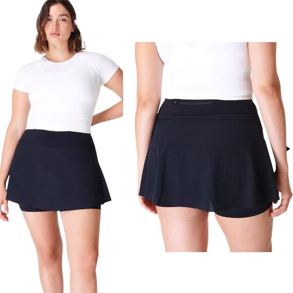 Women's Sweaty Betty London Swift Running Skort, size 8-10 - Picture 1 of 12